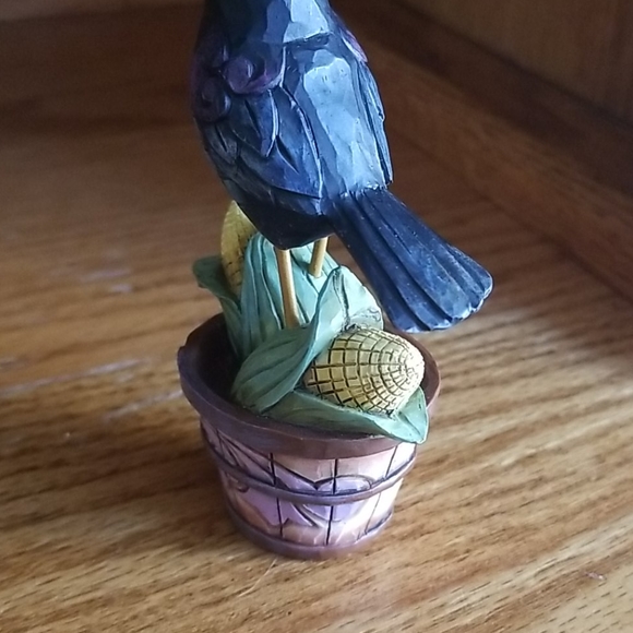 Jim Shore mini Crow - Picture 6 of 7